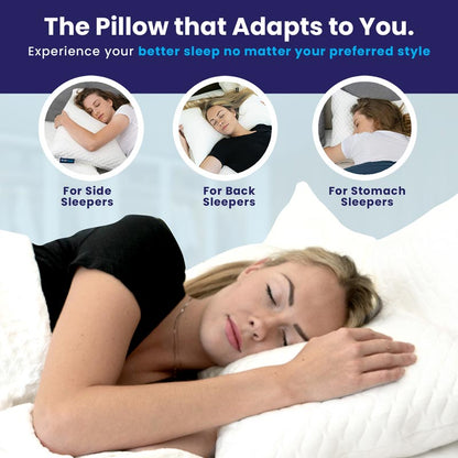 Bamboo Curve Pillow + Extra Foam