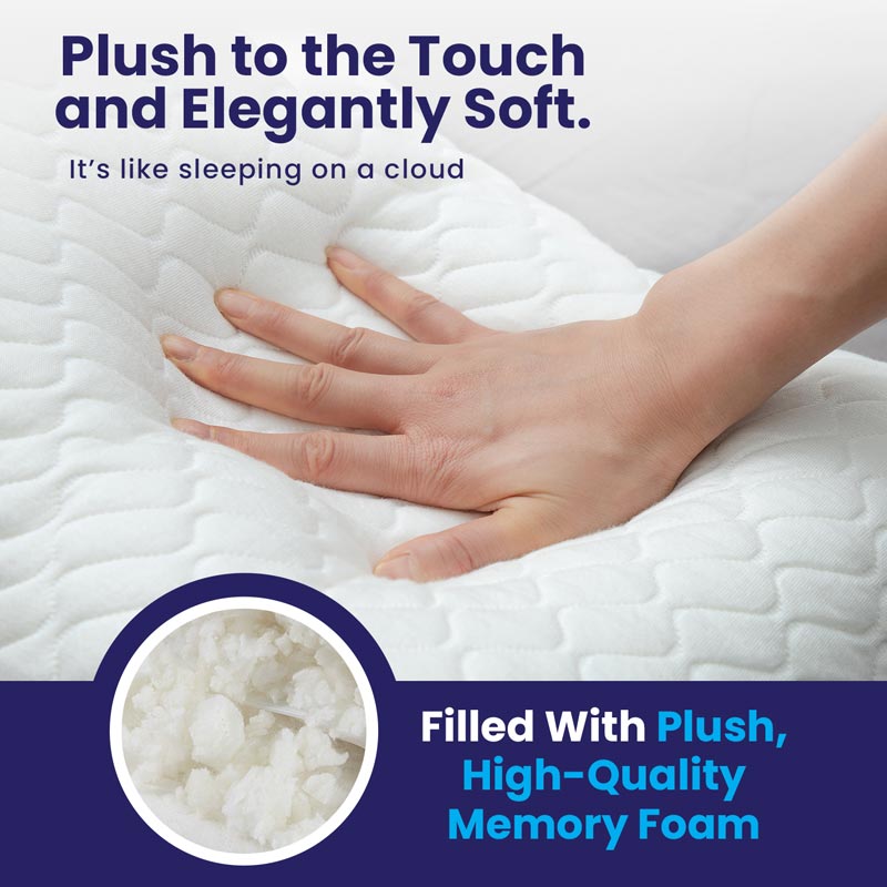 Bamboo Curve Pillow + Extra Foam