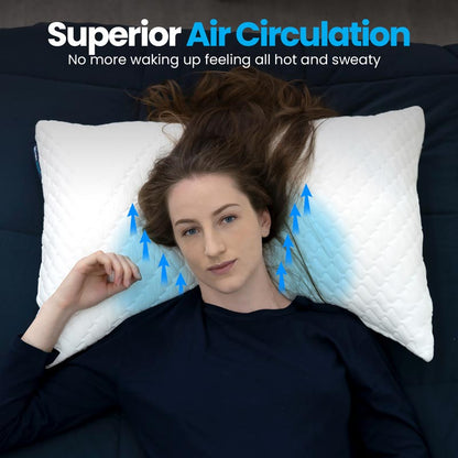 Bamboo Curve Pillow + Extra Foam