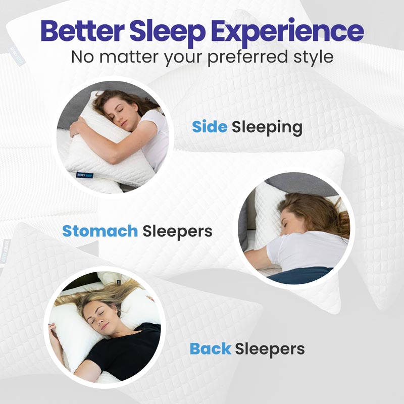 Bamboo Curve Pillow + Extra Foam