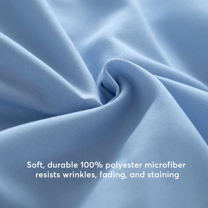 Kasentex Lightweight Duvet Cover Set - Breathable Bedding Set with Shams