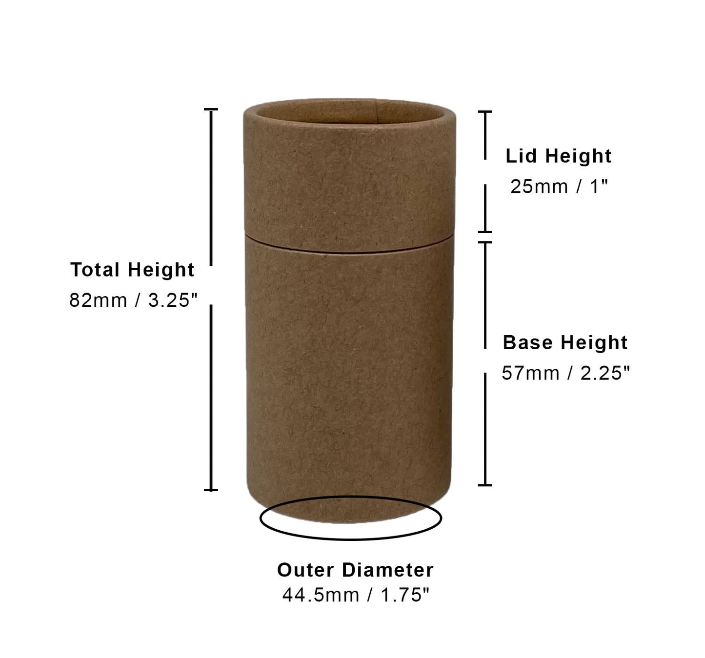 2 ounce / 60 g Salt & Pepper Shaker Tubes