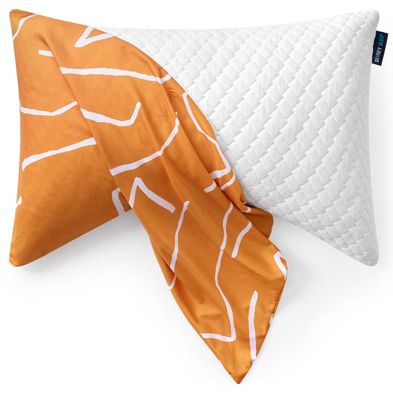 Bamboo Curve Pillow + Extra Foam